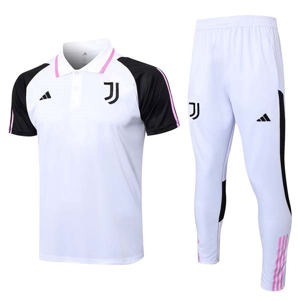 Polo Juventus Conjunto Completo 2023 2024 Blanco